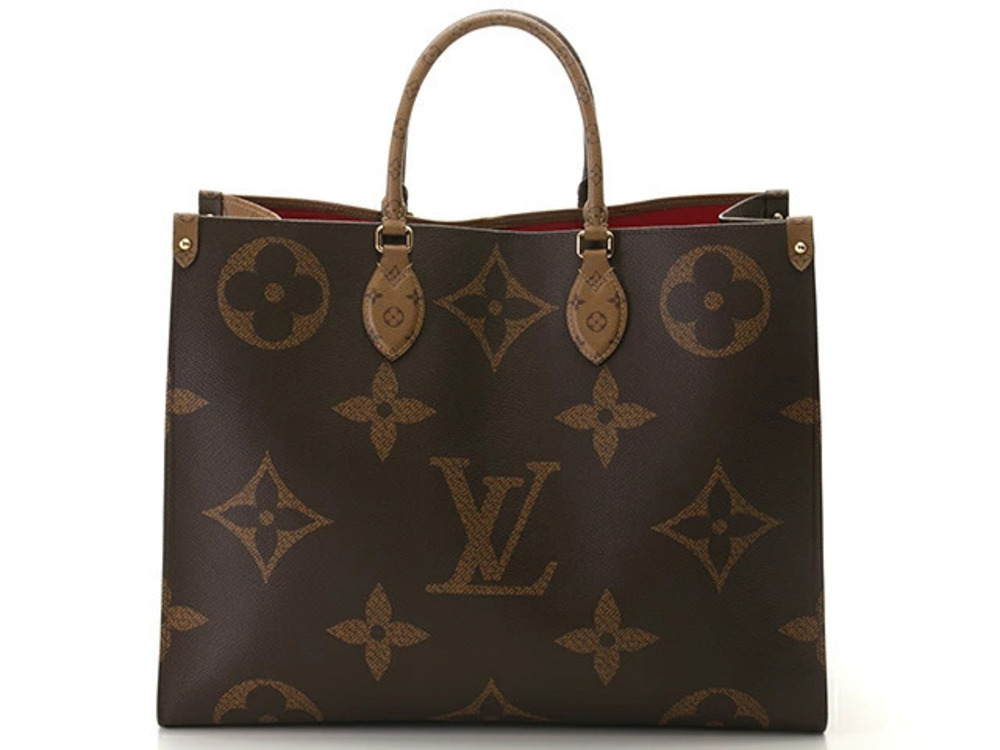 LOUIS VUITTON On The Go Tote Bag Giant Monogram Reverse